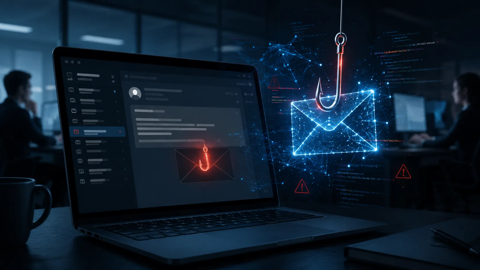 Correo de phishing creado con inteligencia artificial dirigido a una empresa